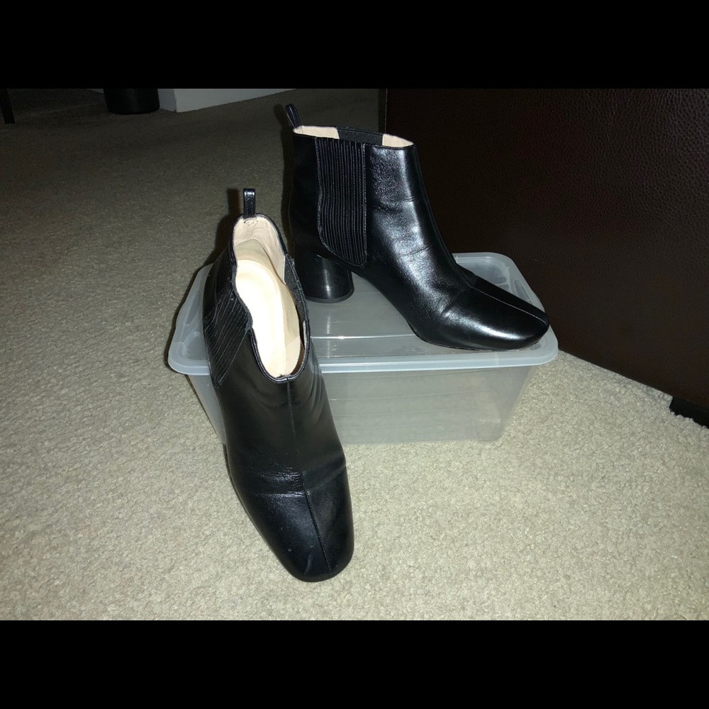 Marc Jacobs Booties black leather